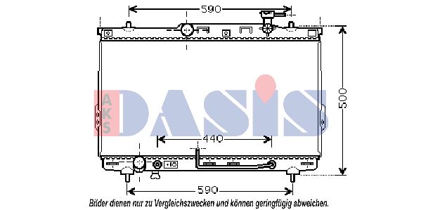 AKS DASIS Radiators, Motora dzesēšanas sistēma 510034N